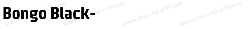 Bongo Black字体转换